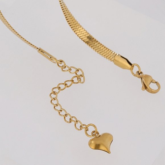 Charm Snake Chain Necklace - Picture 6 of 11